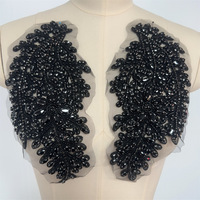 Nouvelles dentelles en diamant faites à la main, paillettes, accessoires de robe de mariée, accessoires de coiffure, vêtements DIY