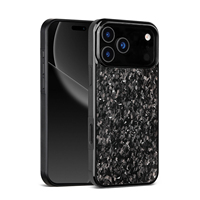 Coque de téléphone magnétique 2026 en fibre de carbone 100 % véritable ultra-fine pour iPhone 18 17 16 15 14 13 11 Pro Max