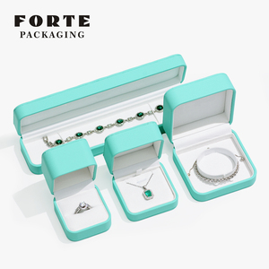 FORTE 2025 Cajas de Embalaje de Lujo Cuadradas para Joyería y Costura, Estuche de Anillo de Cuero PU - Product Image 2