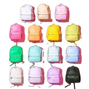 Großhandel Nylon Kinder wasserdichte Schult aschen Sublimation Mini Rucksäcke Custom Rucksack