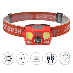Bán Buôn Ánh Sáng An Toàn Màu Đỏ Tốt Nhất Head Lamp, Chạy Cắm Trại Đèn Pha Không Thấm Nước 6 Chế Độ Pivotable Head LED Đèn Pha Đèn Pin - Product Image 3