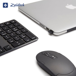 Ensemble <span class=keywords><strong>clavier</strong></span> et <span class=keywords><strong>souris</strong></span> <span class=keywords><strong>sans</strong></span> <span class=keywords><strong>fil</strong></span> rechargeable, taille standard avec pavé numérique, design élégant, plug-and-play, saisie silencieuse, 2,4 GHz - Product Image 3