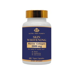 แคปซูลวีแกนผิวขาว 2000 มก. 60 แคปซูล อาหารเสริมสำหรับผู้ใหญ่ - Product Image 1