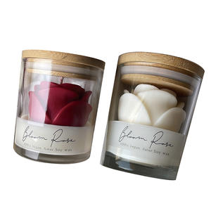 Candele Profumate Personalizzabili Eco-Friendly per Matrimoni, Decorazione Casa, Regalo, Bomboniere Multicolore in Vetro - Product Image 5