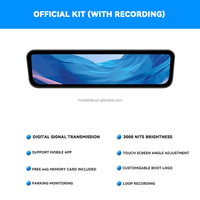 Caméra de tableau de bord numérique HD premium avec streaming sur rétroviseur pour Toyota Sienna RAV4 Highlander Camry
