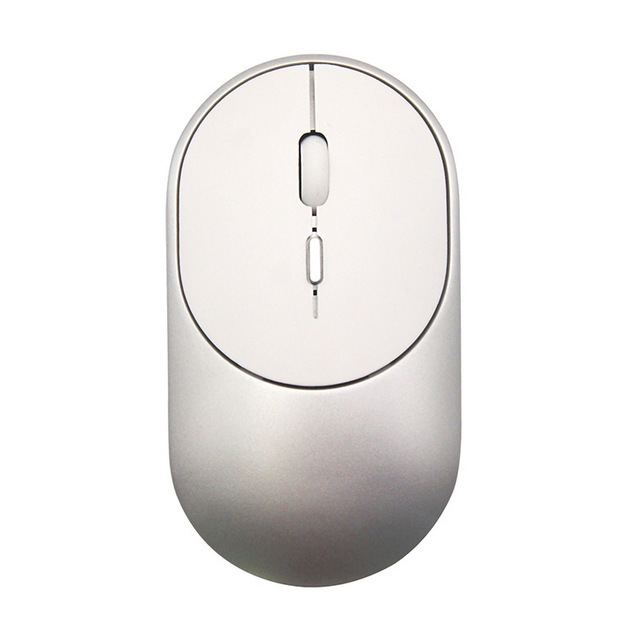 Adjustable DPI Rechargeable Wireless BT Dual Mode Slim Silent LED Backlit Mini 2-Button Mouse
