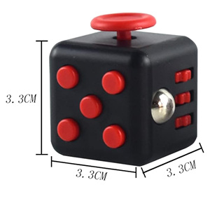 Cube anti-stress personnalisé de qualité supérieure en ABS, design portable pour adultes et enfants, stimule la concentration, la productivité, gadget anti-stress - Product Image 3