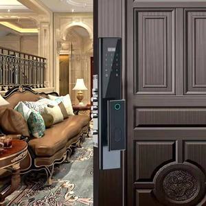 Serrure de porte intelligente Tuya, serrure biométrique automatique, carte RFID IC, application Wifi, combinaison de sécurité domestique, serrure à empreintes digitales - Product Image 2