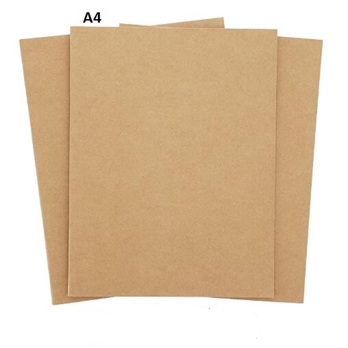 50 листов А4 крафт-бумага коричневая канцелярская бумага крафт-бумага для подарков поделок