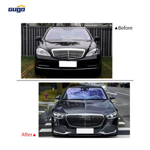 Kit de Conversión de Carrocería GUGO W221 para <span class=keywords><strong>Mercedes</strong></span> <span class=keywords><strong>Benz</strong></span> Clase S W221, Actualización a W223, Parachoques, Faldones Laterales, Guardabarros y Capó Completos - Product Image 2