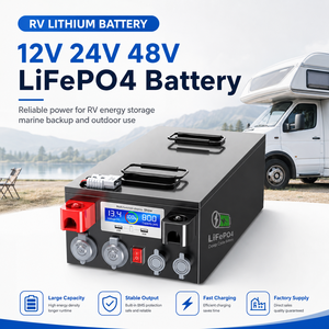 Baterai Lithium LiFePO4 12V/24V/48V Suhu Rendah 100Ah-300Ah Bluetooth 5.0 BMS untuk Solar Marine RV Boat 6000 Siklus Garansi 2 Tahun - Product Image 5
