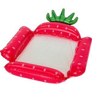 Flotador inflable de tres y cuatro tubos con forma de fruta, nueva hamaca de malla plegable para piscina, tumbona acuática. - Product Image 4