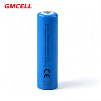 Batterie rechargeable Li-ion GMCELL INR18650 3.7V 2000mAh avec PCB et fils, vente en gros pour petits appareils électroniques, lampe torche