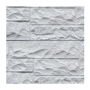 Grande parete di pietra 3D decorazione esterna leggera impermeabile in pietra artificiale di quarzo per esterno controsoffitto decorazione lastra di forma - Product Image 5