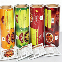 Rollo de Película de Embalaje OEM Flexible de Plástico Laminado con Papel de Aluminio BOPP CPP para Bolsas Selladas de Alimentos, Snacks, Patatas Fritas y Galletas