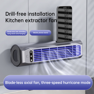 Portable Quiet Tower Fan 3000mah Rechargeable Vertical Cooling Fan Wall Mount no Drilling Desktop Floor Air Cooler for Home Use - Product Image 5