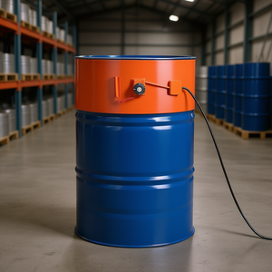 Calentador Flexible de 1200 Vatios, Banda Calefactora de 10 Pulgadas de Ancho con Termostato Ajustable para Bidones de 55 Galones - Product Image 2