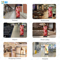Pantalla LED Plegable, Impermeable, Móvil, para Publicidad Digital en Interiores y Exteriores, con SDK para Negocios y Tiendas