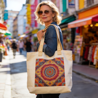 Sacs fourre-tout en toile de coton surdimensionnés CHEERS avec logo personnalisé, réutilisables, durables, grands sacs de courses