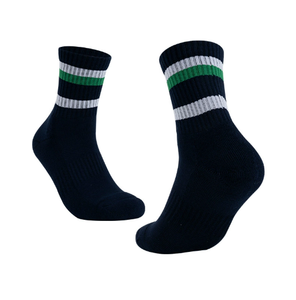 Calcetines de bádminton de algodón peinado antideslizantes y absorbentes del sudor, calcetines deportivos de tubo medio con parte inferior de toalla, calcetines deportivos profesionales - Product Image 5