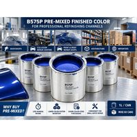 Cat Semprot Ho*da Accord B575P Still Night Pearl Acrylic Pre-Mixed Automotive Refinish Paint untuk Perbaikan Panel Bodi Mobil 1L