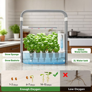 Système de jardinage hydroponique intelligent d'intérieur EDKFARM, éclairage LED réglable, pots de culture écologiques pour légumes et herbes - Product Image 3