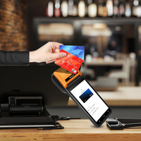 Système de point de vente Android portable 4G NFC Machine de point de vente portable pour les paiements mobiles pour les restaurants hors ligne