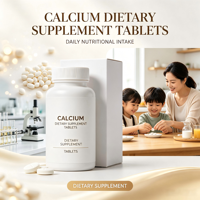 Comprimés de calcium avec vitamine D, complément alimentaire pour la nutrition quotidienne