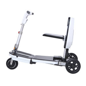 Trottinette électrique à trois <span class=keywords><strong>roues</strong></span> avec siège, 2021, légère et pliable, pour personnes à mobilité réduite, livraison gratuite - Product Image 2