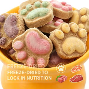 Paitei Biscotti Liofilizzati a Forma di Zampa di <span class=keywords><strong>Gatto</strong></span>, Ricchi di Proteine, Senza Cereali, per Tutte le Razze e Tutte le Fasi della Vita - Product Image 4