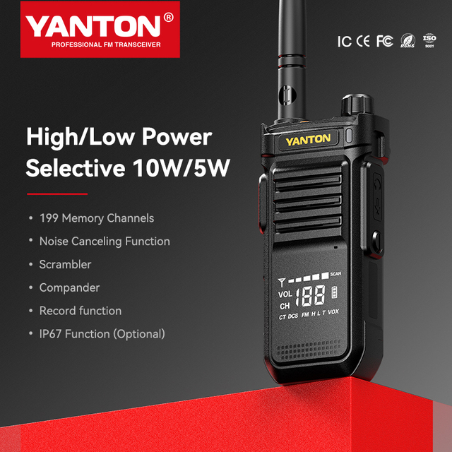 10W HIDDEN TWO WAY RADIO T-868 PROFESSIONAL RADIO