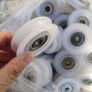 Nylon <b>Wheel</b> Coated <b>Pulley</b> Custom Made Plastic Gear For Rack Transmission Parts - Product Image 1