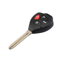Fourniture de serrurier en gros pour Toyota Camry coque de clé de voiture porte-clés à distance vierge avec logo personnalisé