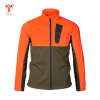 Vêtements de chasse orange Hi-Vis Sporty Parfait pour la chasse venteuse d'automne Veste