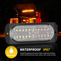 Feux arrière de frein à LED pour voitures camions 20 pièces 12V-24V clignotant stroboscopique jaune blanc rouge bleu feux de conduite durables