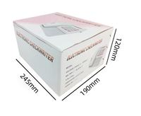 Imprimante de chèques intelligente Xindabill XD-310 en plastique gris, machine à écrire les chèques automatique pour le bureau et usage personnel