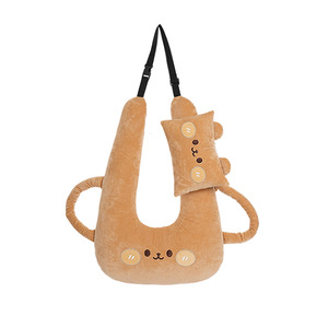 Almohada de apoyo para el cuello con forma de U para niños, almohada de apoyo para el cuello con forma de coche de dibujos animados, ayuda para dormir en viajes, 28x26x14cm, portátil, cómoda para las cuatro estaciones - Product Image 5