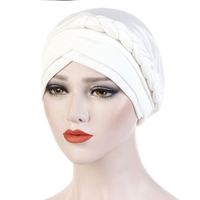 Gratis Pengiriman Penutup Kepala Muslim Musim Panas Sutra Susu Murni Monokromatik Setengah Sisi Hijab Topi Syal Kerudung M0275