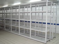 Étagère en acier Peterack à 5 niveaux, étagère moyenne, étagères de stockage pour entrepôt, montage facile, étagère sélective à charge moyenne, étagère en fer