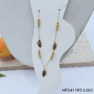 Braccialetto a catena in pelle placcato oro da donna alla moda Casual da festa da giorno Trendy braccialetti classici in stile religioso - Product Image 1