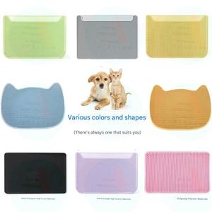 Tapis de <span class=keywords><strong>litière</strong></span> pour chat <span class=keywords><strong>double</strong></span> couche en gros, anti-éclaboussures, en EVA, résistant à l'usure et aux rayures, facile à nettoyer pour <span class=keywords><strong>litière</strong></span> de chat - Product Image 5