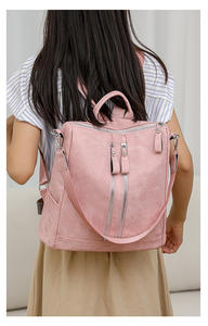 <span class=keywords><strong>Zaino</strong></span> in <span class=keywords><strong>Pelle</strong></span> PU per Ragazze Adolescenti, Nuovo Stile alla Moda con Logo Personalizzato, 4 Colori, Vendita all'Ingrosso - Product Image 2