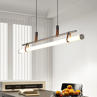 Lustre design américain pour le salon Postmoderne Luminaires suspendus simples Lustres de ferme à Led Lampes suspendues