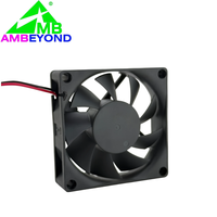 Ventilador Axial Silencioso DC 7020 70x70x20mm 12V Sin Escobillas para Amplificador PA de Escenario, Receptor AV DJ, Rack de Cine en Casa