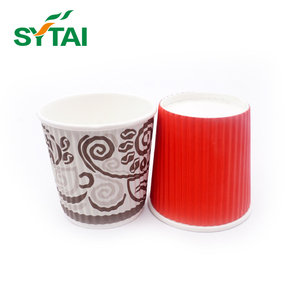 <span class=keywords><strong>Comida</strong></span> <span class=keywords><strong>para</strong></span> <span class=keywords><strong>llevar</strong></span> de papel de café de la taza de papel con tapa - Product Image 4