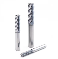 Fraiseuses CNC VUILI, fraises à extrémité plate en carbure cémenté pour l'aluminium, fraises pour le travail des métaux