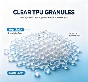 Granulés de plastique TPU E95, matière première polyester TPU, dureté 95A Shore, haute résistance à la traction, résine résistante à l'huile pour tubes et films - Product Image 1