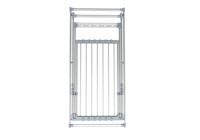 Nouvel arrivage Séchoir à linge pliable à deux niveaux en aluminium Design pliable fonctionnel pour la maison, le salon ou la salle de bain