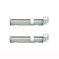 Moteur pas à pas linéaire miniature QQ NEMA 6 SM1545 15BY 9V DC, micro-actuateur linéaire avec curseur en plastique et course de 70 mm