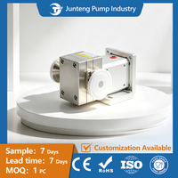 Pompe à engrenages magnétique sans joint, sans joint dynamique, 15 ml/rev, en acier inoxydable 316L, avec servomoteur PEEK pour le transfert et le remplissage alimentaire
